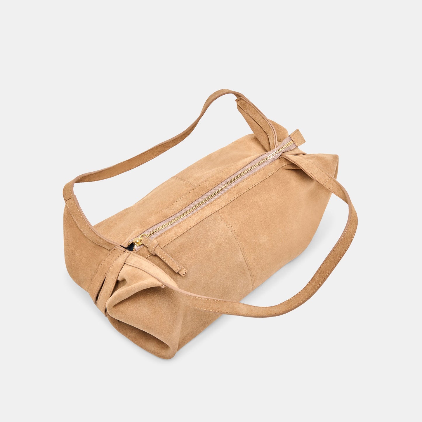 Billy Camel Suede Shoulder Bag - Dolce Vita