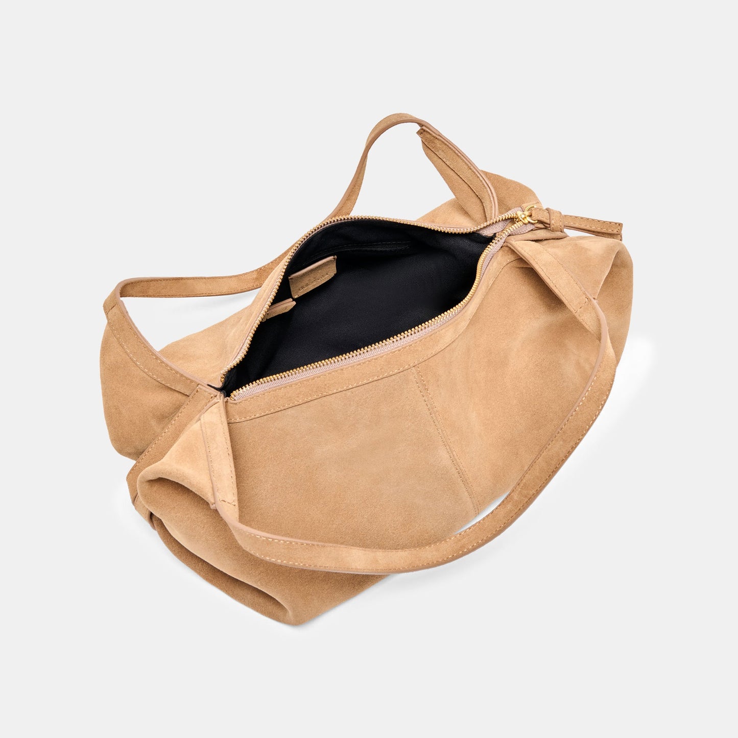 Billy Camel Suede Shoulder Bag - Dolce Vita