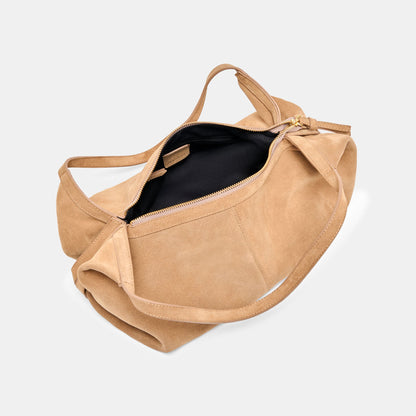 Billy Camel Suede Shoulder Bag - Dolce Vita