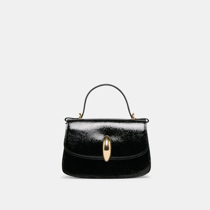 Lucia Black Crackled Stella Crossbody - Dolce Vita