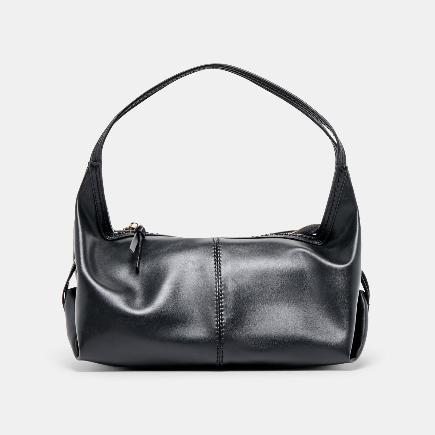 Billy Black Leather Shoulder Bag - Dolce Vita