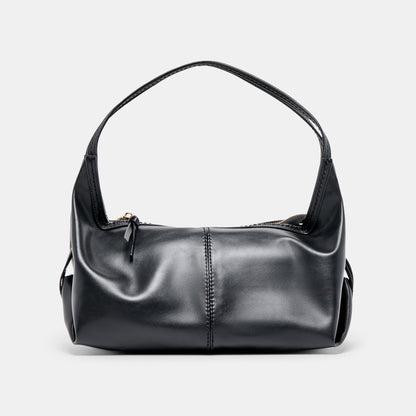 Billy Black Leather Shoulder Bag - Dolce Vita