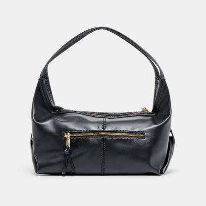 Billy Black Leather Shoulder Bag - Dolce Vita