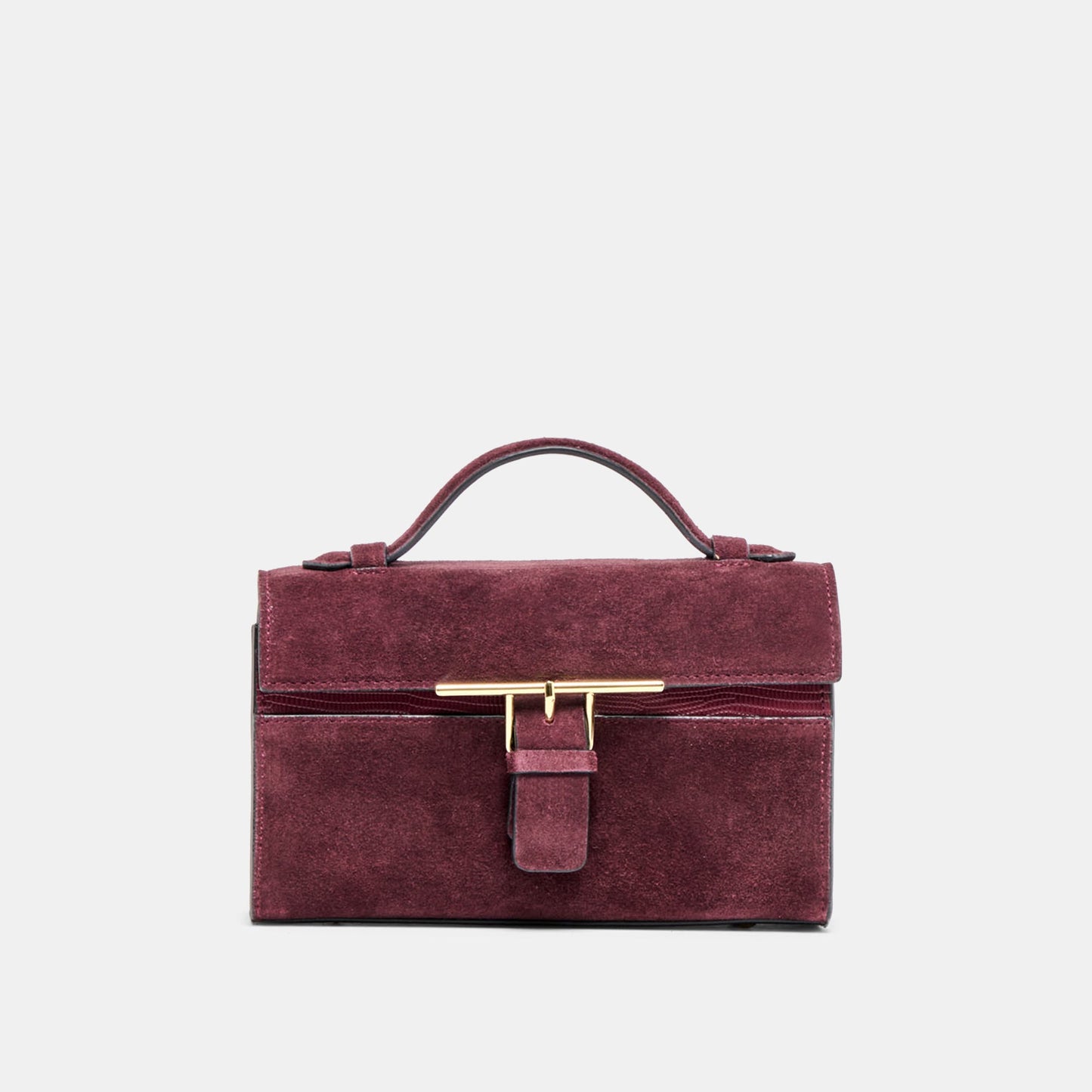 Zannone Burgundy Suede Crossbody - Dolce Vita