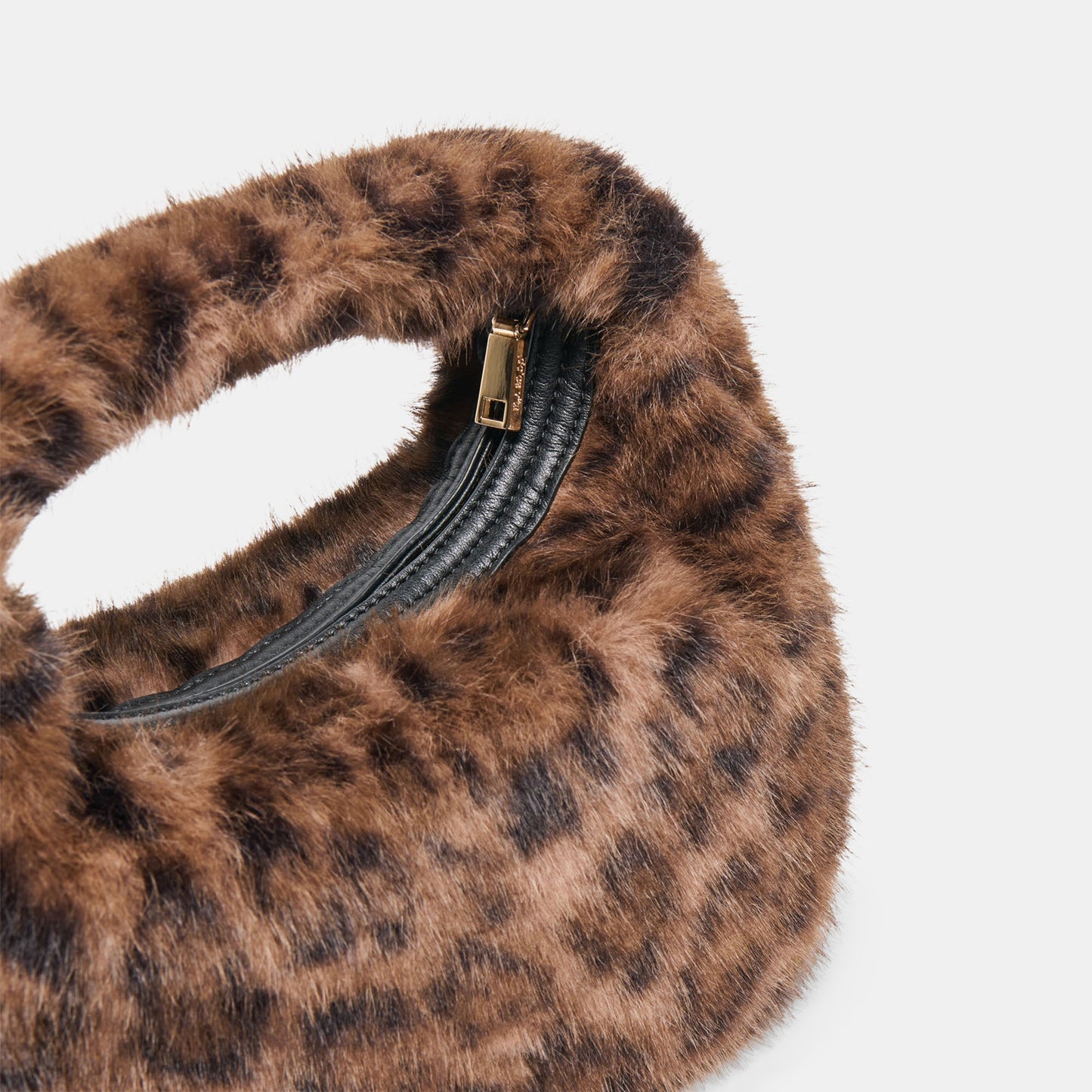 Frankie Leopard Plush Handbag - Dolce Vita