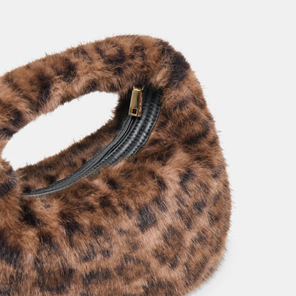 Frankie Leopard Plush Handbag - Dolce Vita