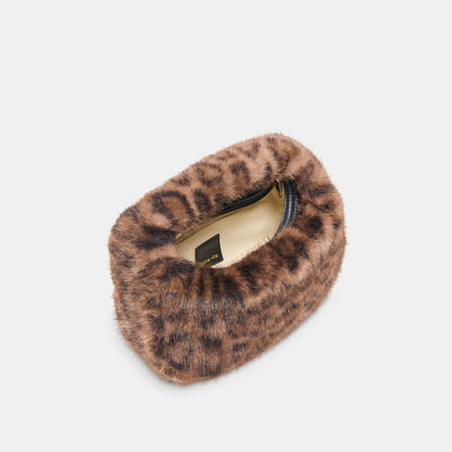 Frankie Leopard Plush Handbag - Dolce Vita