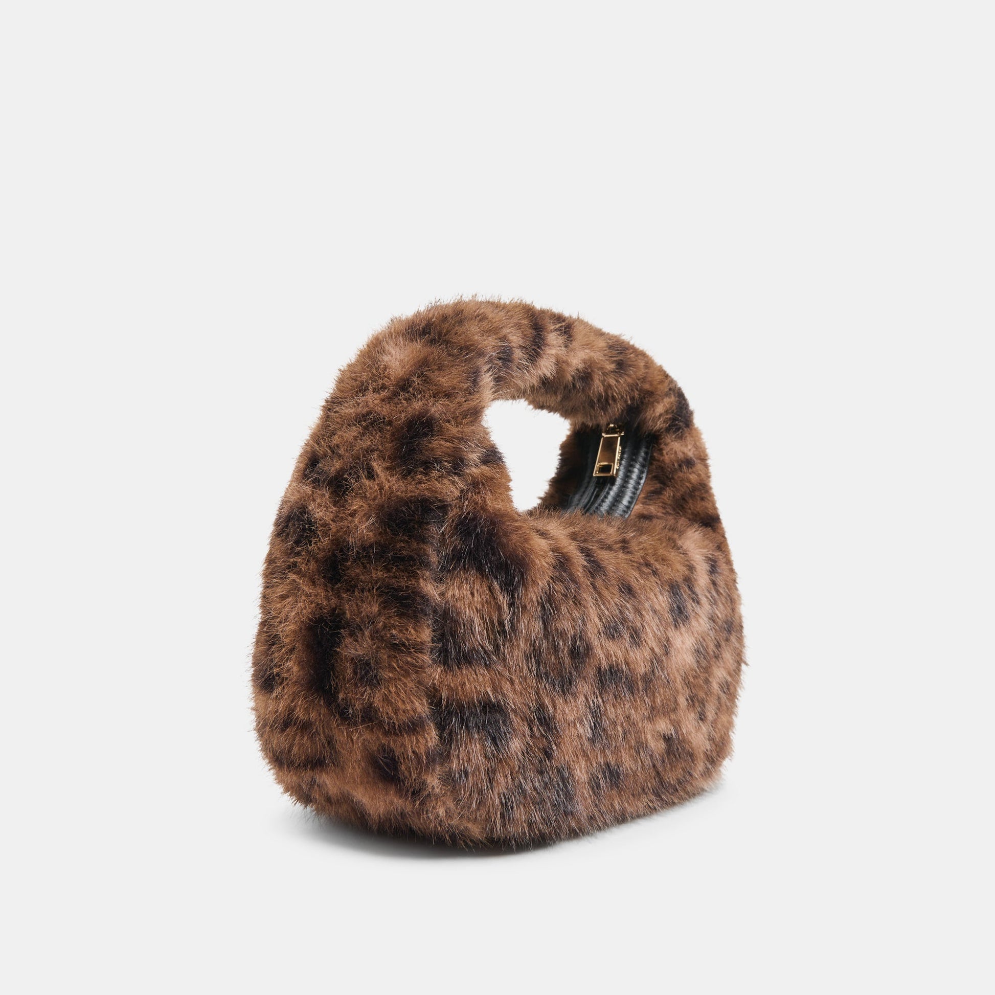 Frankie Leopard Plush Handbag - Dolce Vita