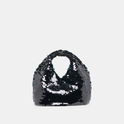 Dahlia Sequin Black Sequin Handbag - Dolce Vita
