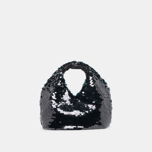 Dahlia Sequin Black Sequin Handbag - Dolce Vita