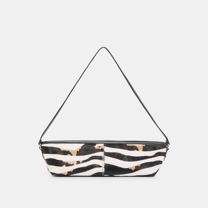 Savaii Zebra Calf Hair Shoulder Bag - Dolce Vita