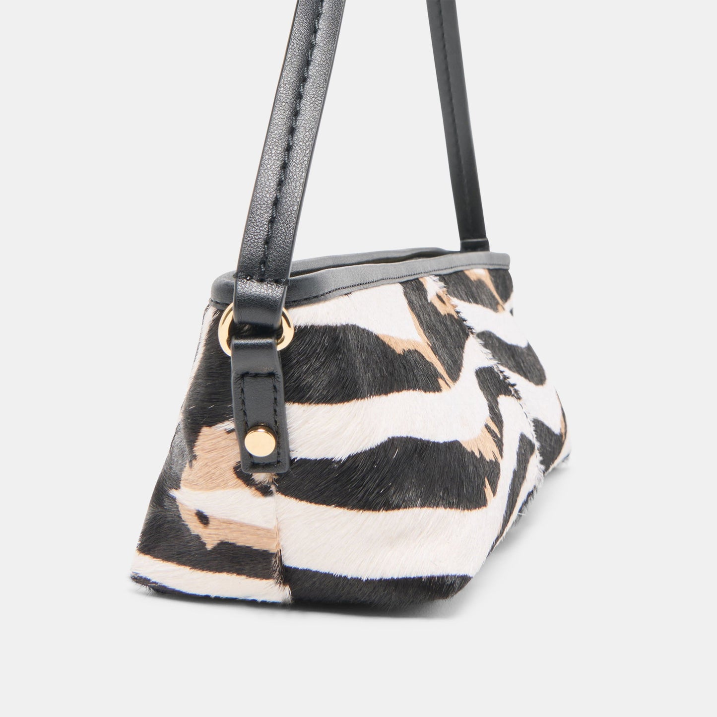 Savaii Zebra Calf Hair Shoulder Bag - Dolce Vita