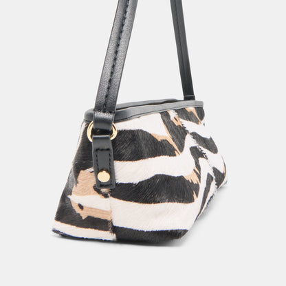 Savaii Zebra Calf Hair Shoulder Bag - Dolce Vita