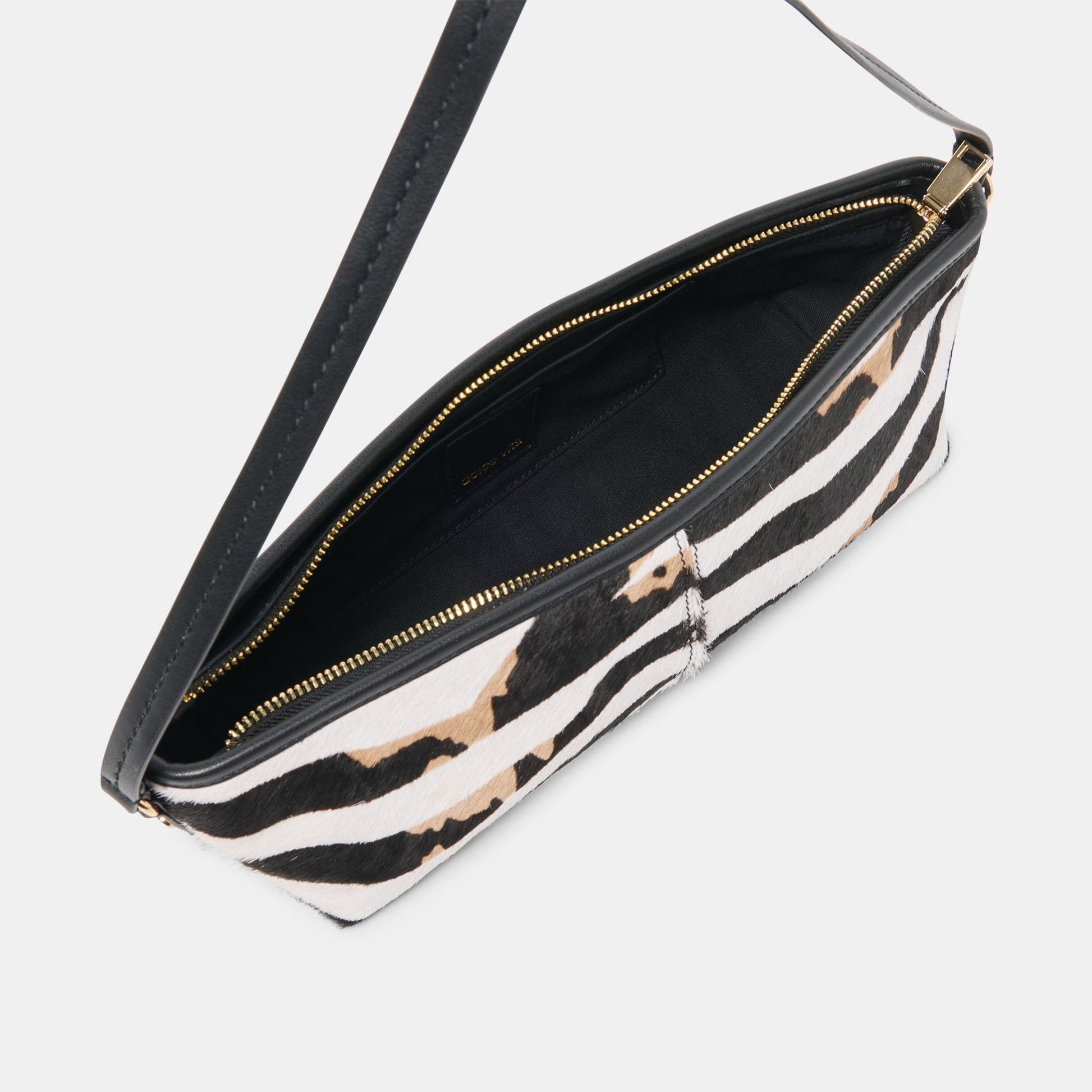 Savaii Zebra Calf Hair Shoulder Bag - Dolce Vita