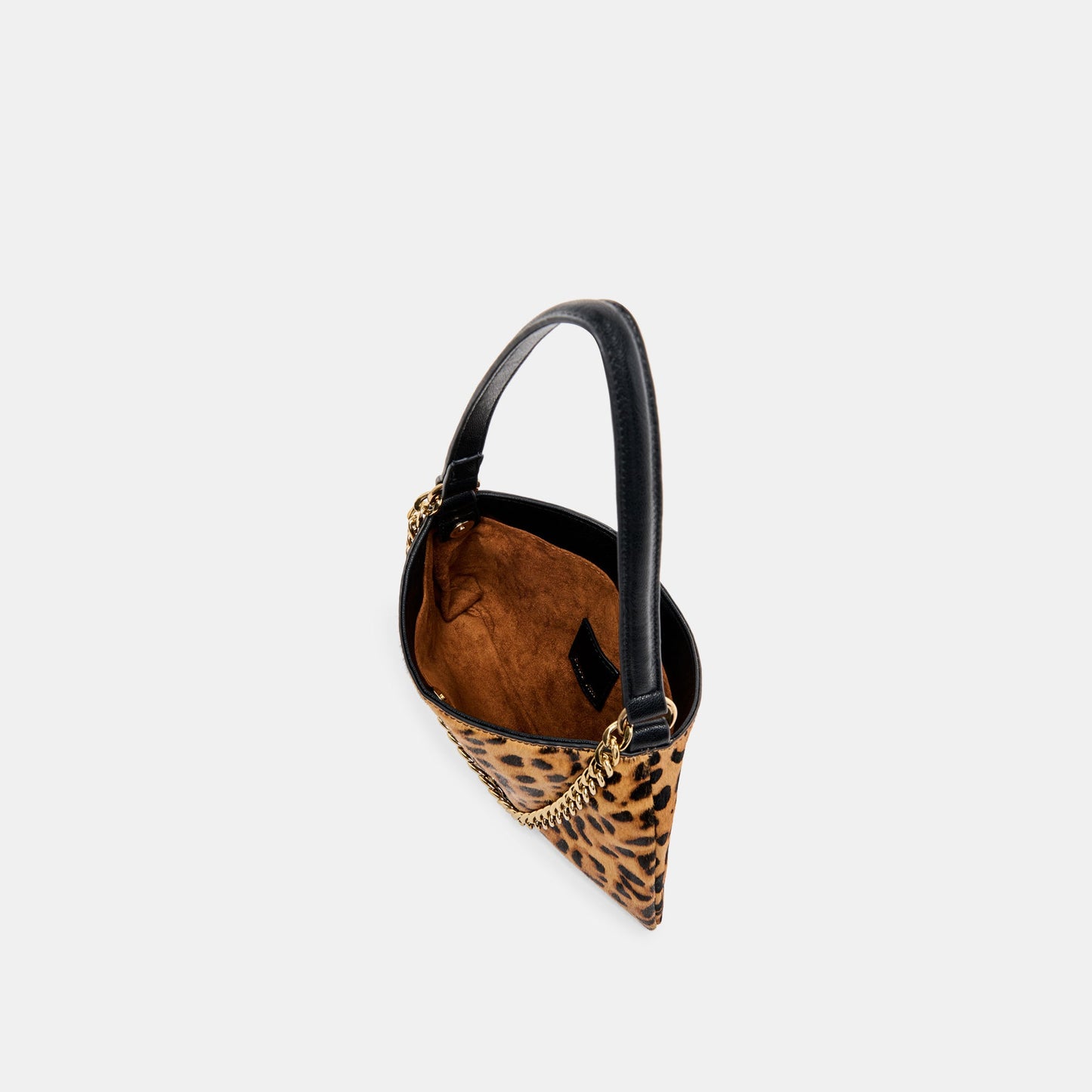 Jagger Leopard Calf Hair Shoulder Bag - Dolce Vita