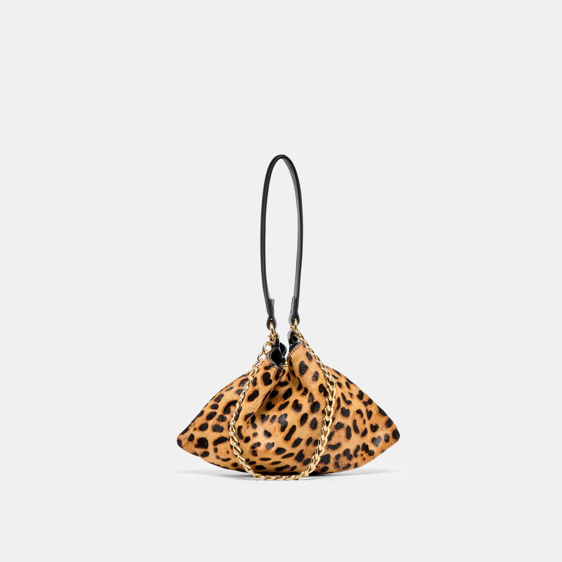 Jagger Leopard Calf Hair Shoulder Bag - Dolce Vita
