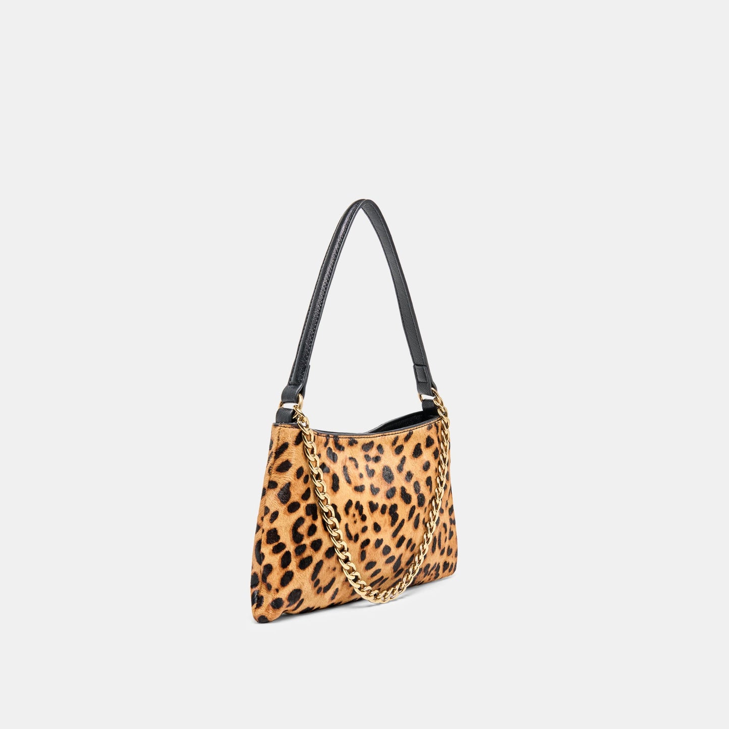 Jagger Leopard Calf Hair Shoulder Bag - Dolce Vita