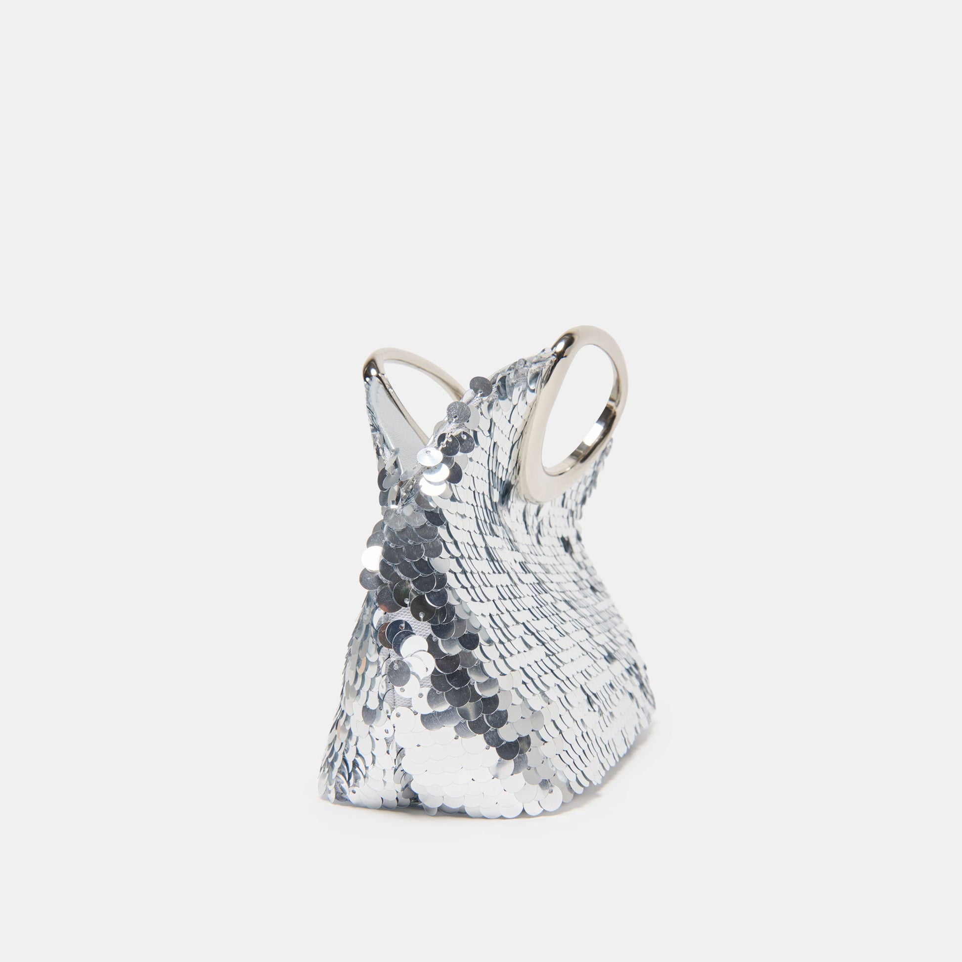 Alina Silver Sequin Handbag - Dolce Vita