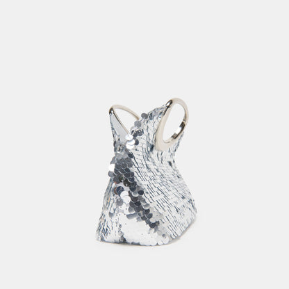 Alina Silver Sequin Handbag - Dolce Vita