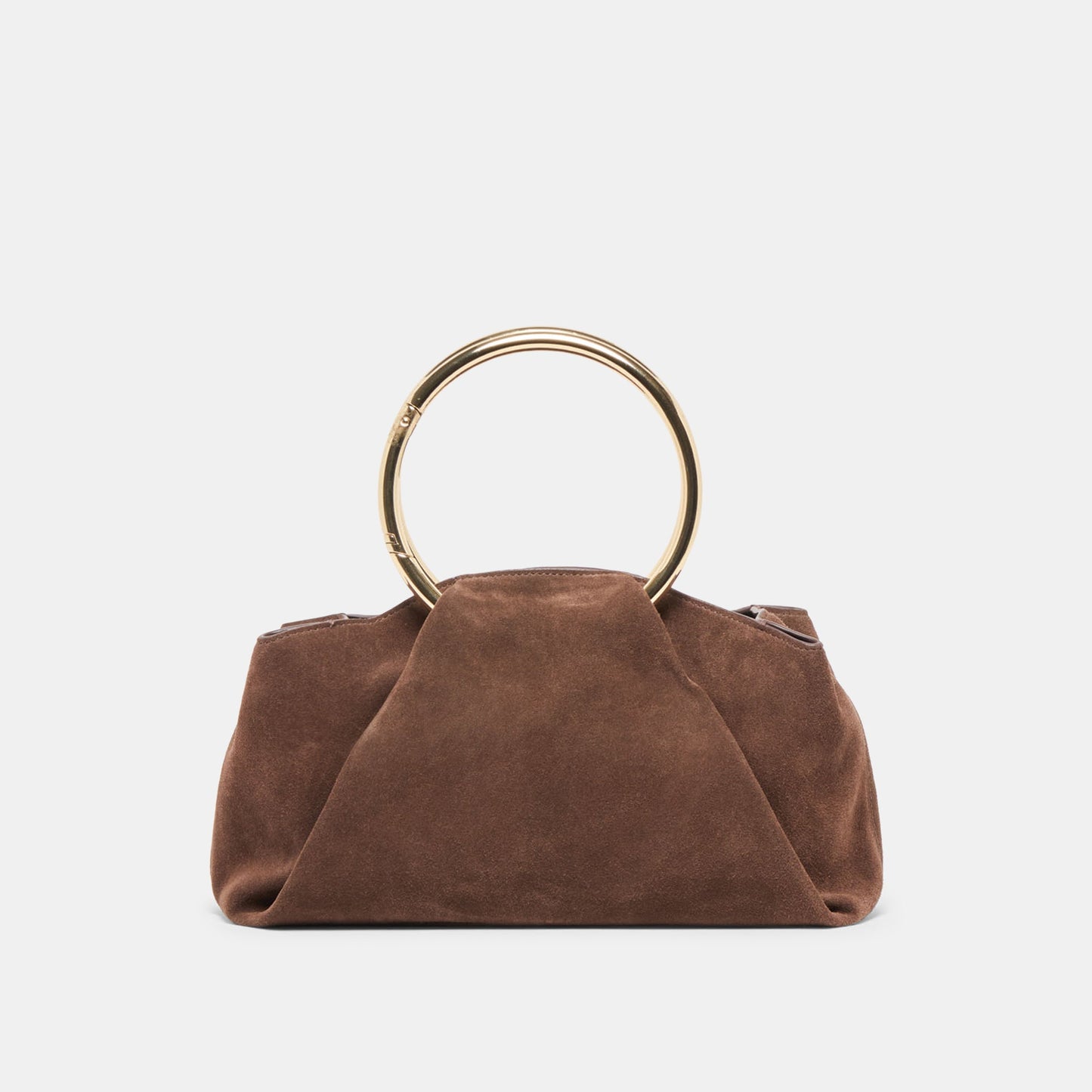 Channing Espresso Suede Handbag - Dolce Vita