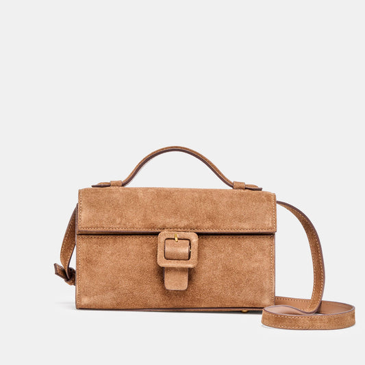 Chris Camel Suede Crossbody - Dolce Vita