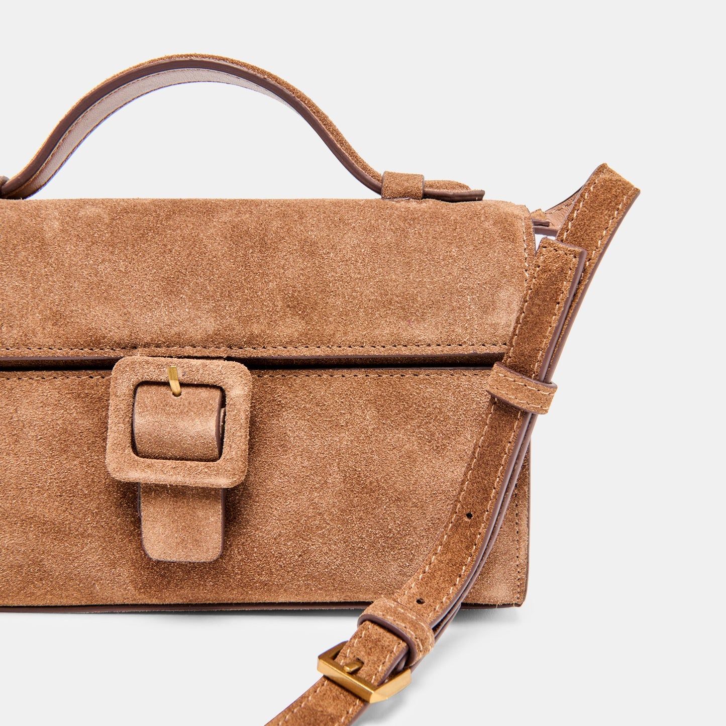 Chris Camel Suede Crossbody - Dolce Vita
