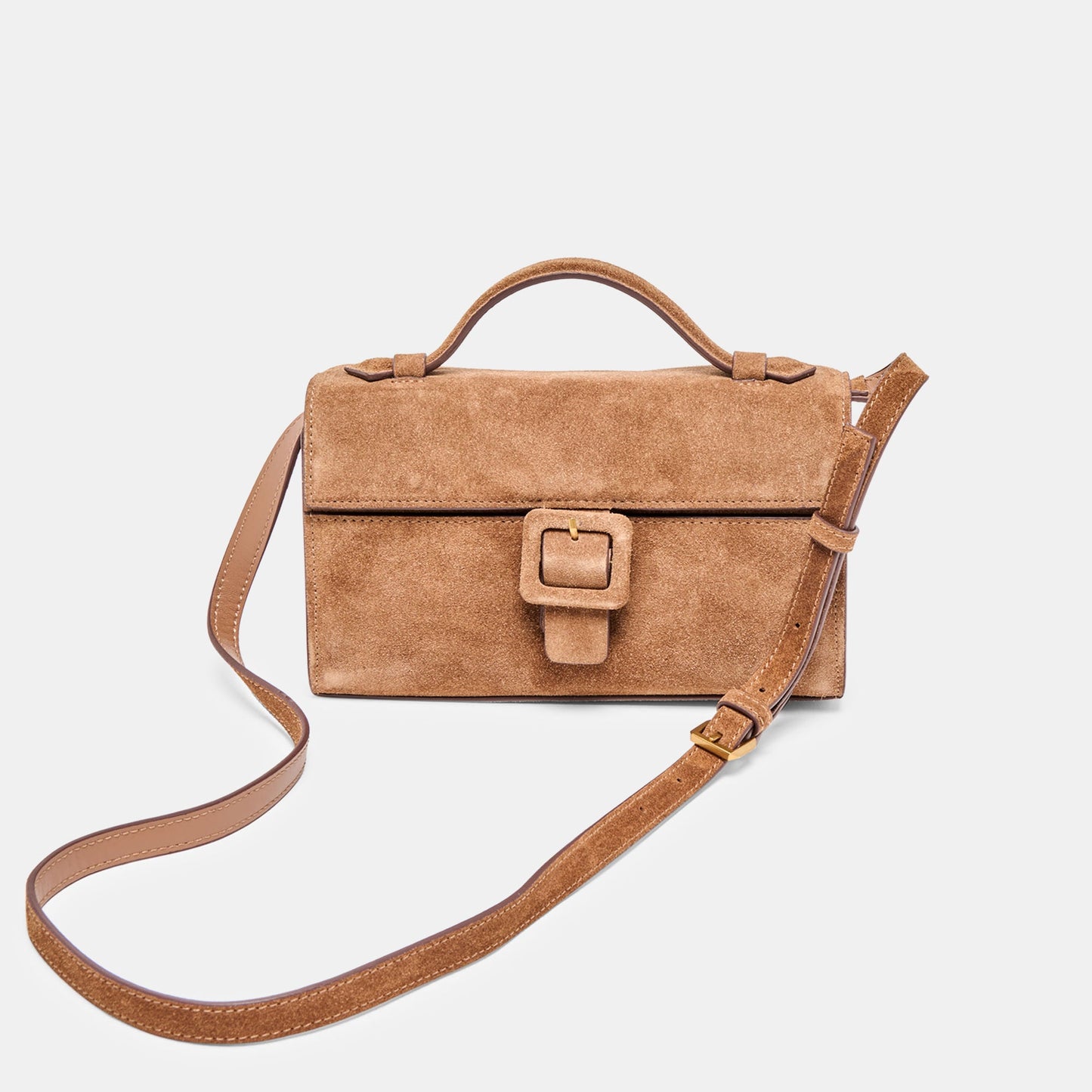 Chris Camel Suede Crossbody - Dolce Vita