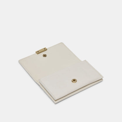 Mini-Me White Croco Stella Wallet - Dolce Vita
