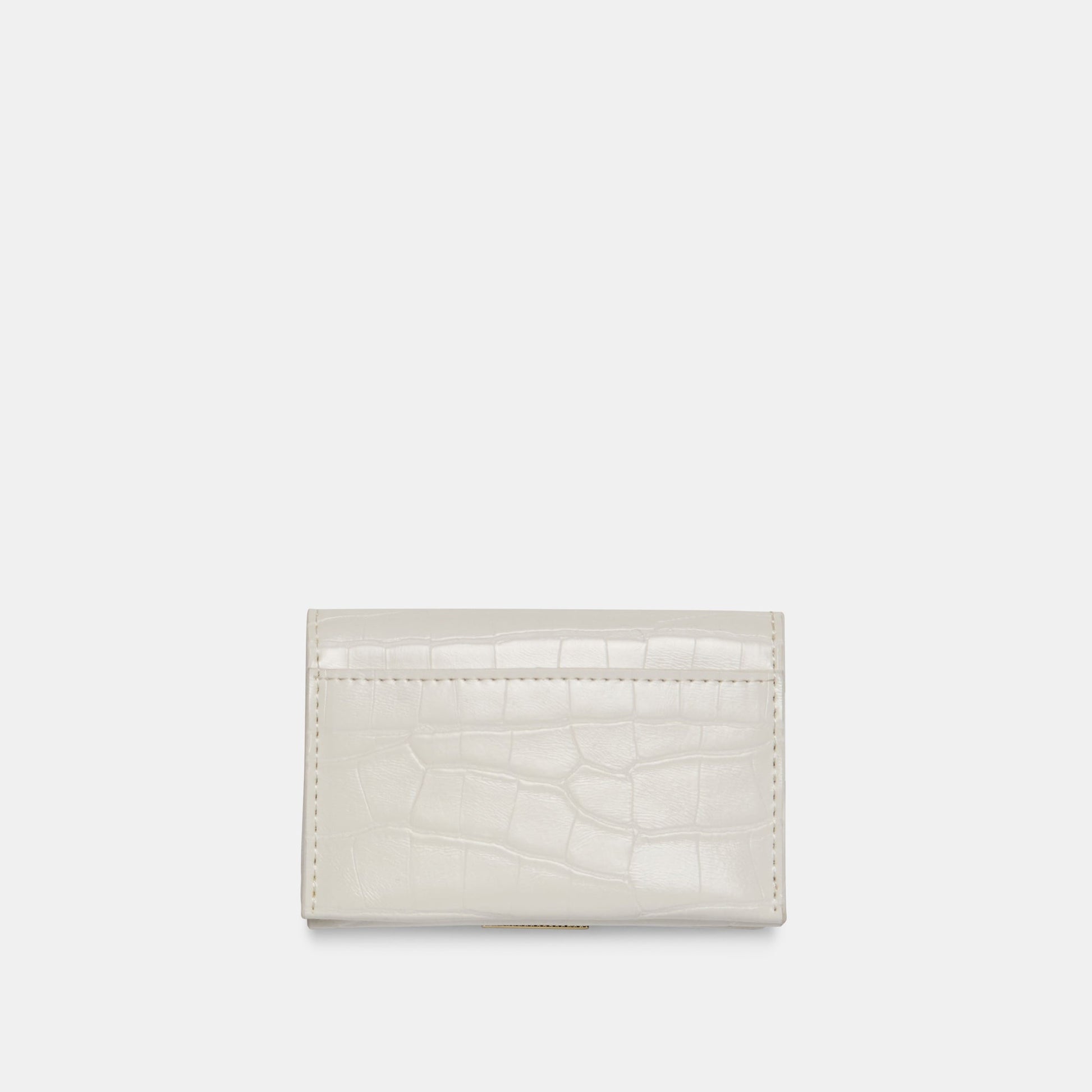Mini-Me White Croco Stella Wallet - Dolce Vita