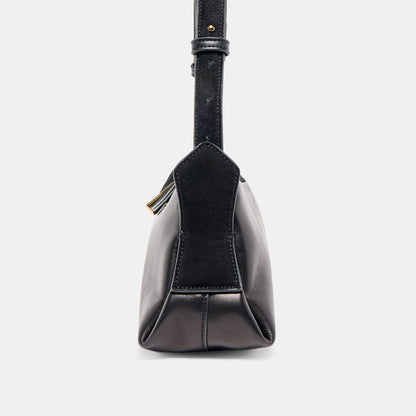 Devyn Black Leather Shoulder Bag - Dolce Vita