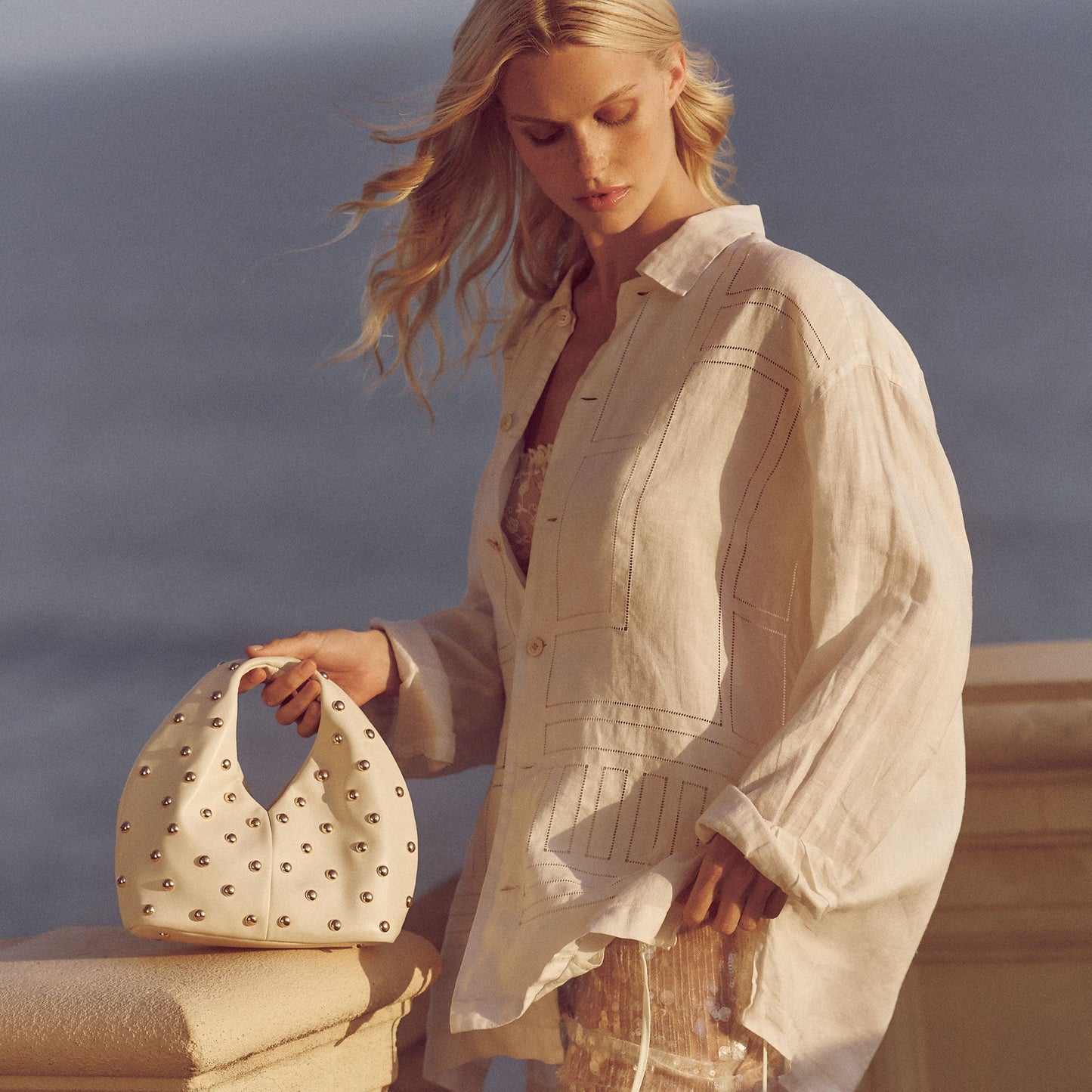 Dahlia Cream Stella Handbag - Dolce Vita