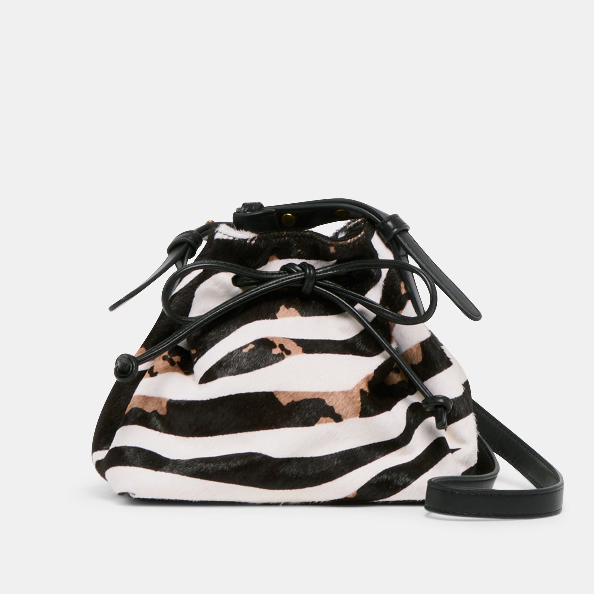 Randi Zebra Calf Hair Crossbody - Dolce Vita