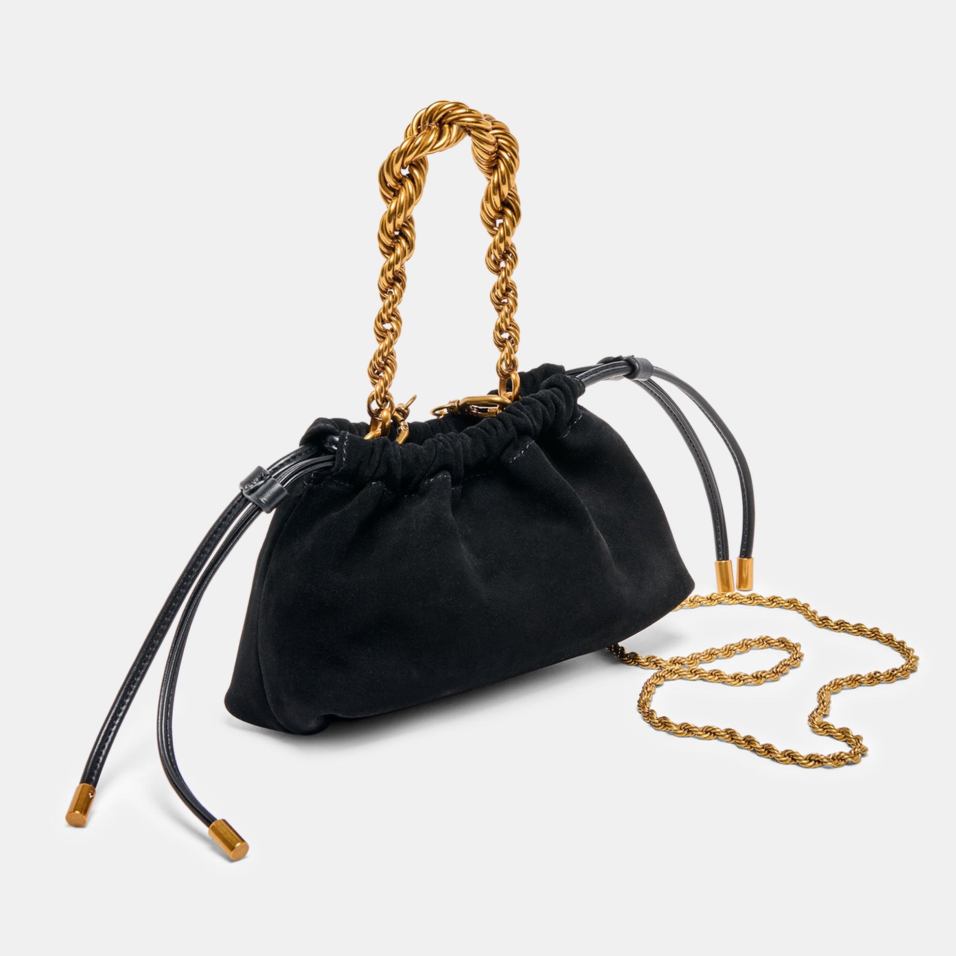 Cleo Black Suede Crossbody - Dolce Vita