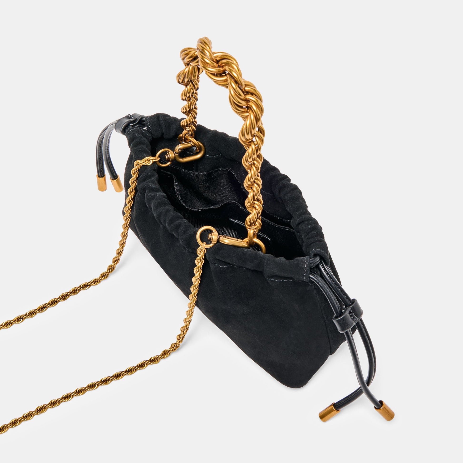 Cleo Black Suede Crossbody - Dolce Vita
