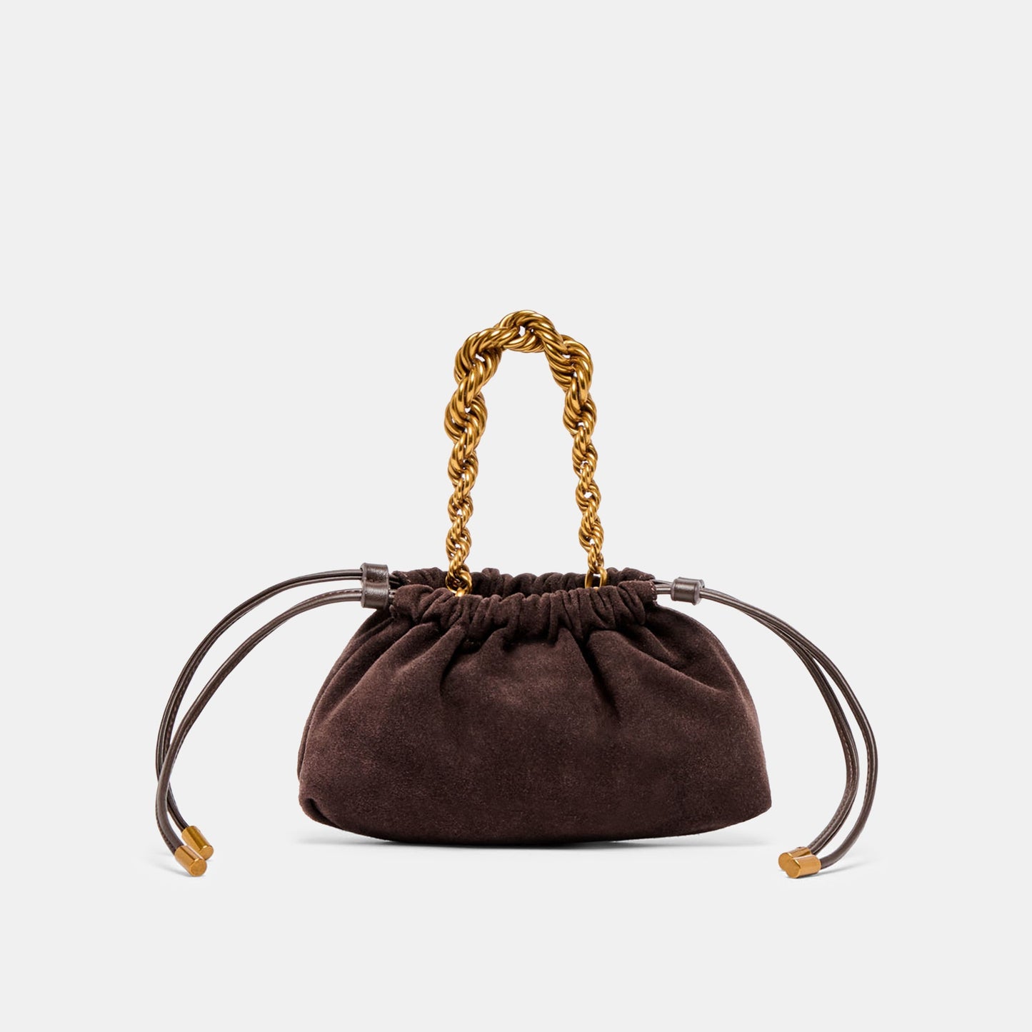 Cleo Espresso Suede Crossbody - Dolce Vita