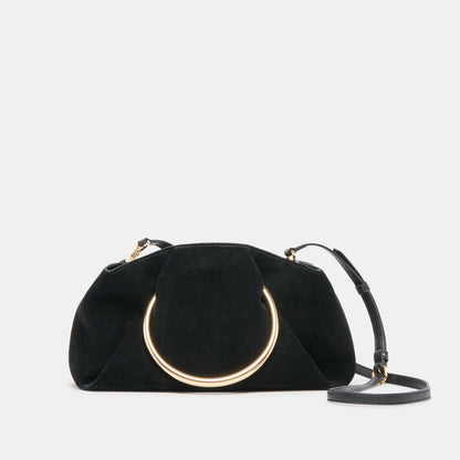 Channing Black Suede Handbag - Dolce Vita