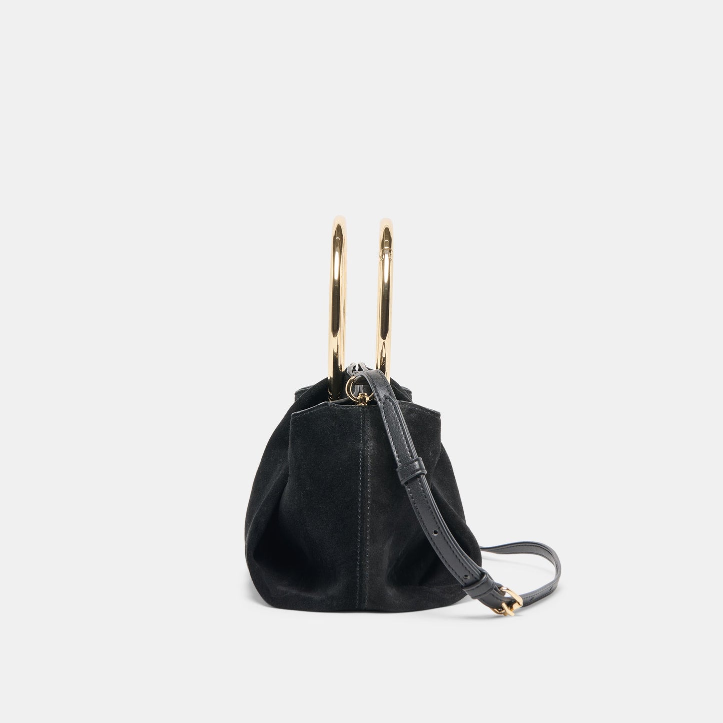 Channing Black Suede Handbag - Dolce Vita