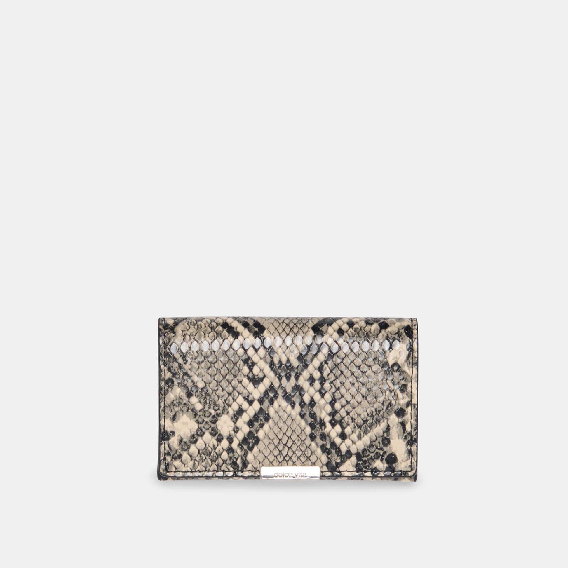 Mini-Me Black White Snake Stella Wallet - Dolce Vita