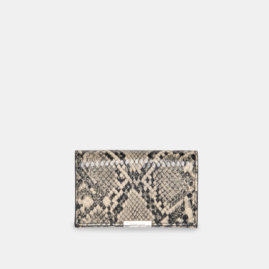 Mini-Me Black White Snake Stella Wallet - Dolce Vita