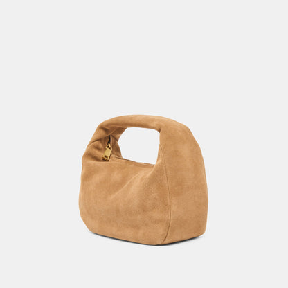 Frankie Brown Suede Handbag - Dolce Vita
