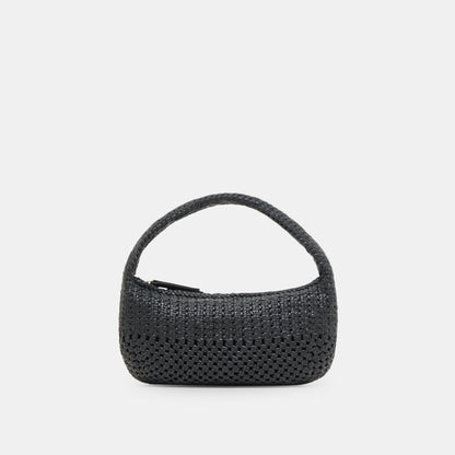 Zenia Black Leather Handbag - Dolce Vita