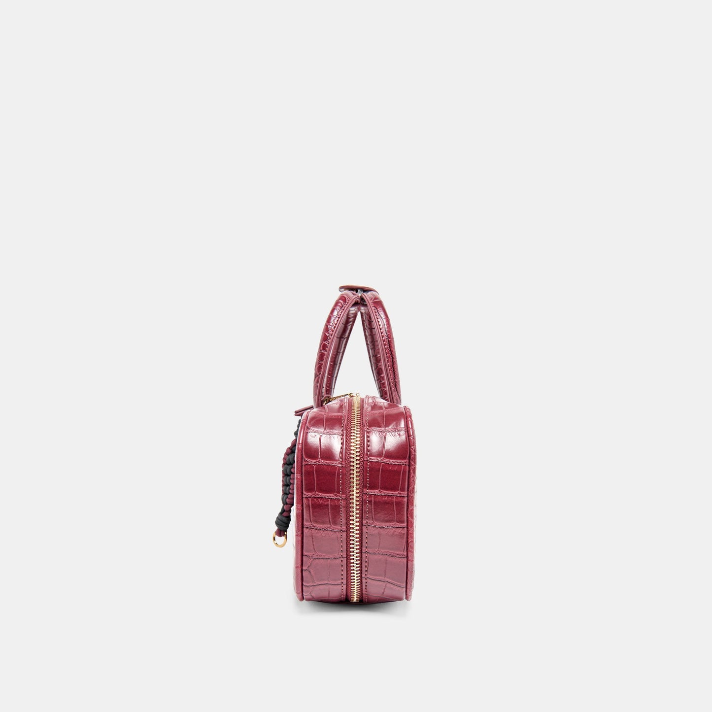 Flyn Burgundy Croco Stella Handbag - Dolce Vita