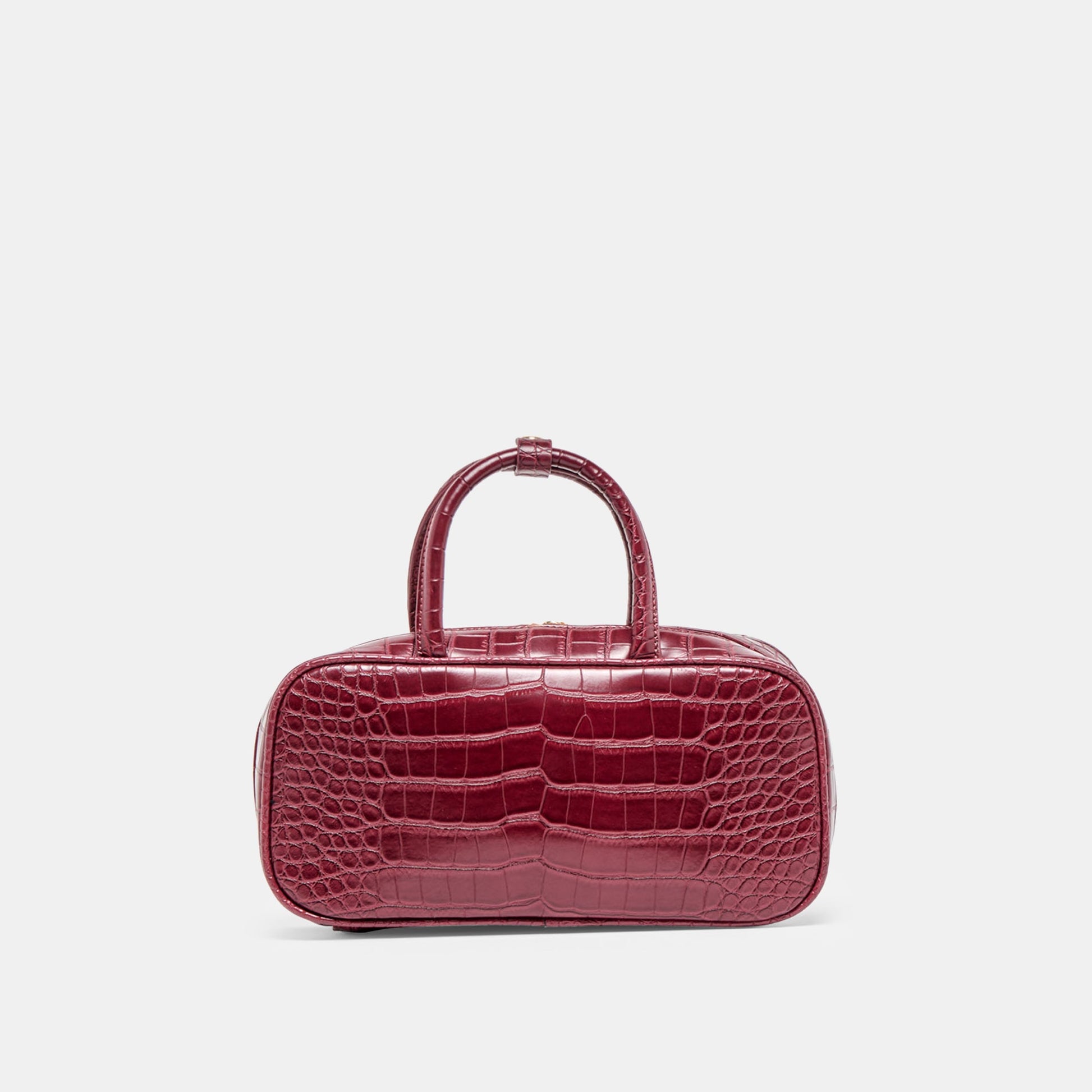 Flyn Burgundy Croco Stella Handbag - Dolce Vita