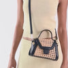 TROPEZ CROSSBODY BLACK NATURAL CANE - Dolce Vita