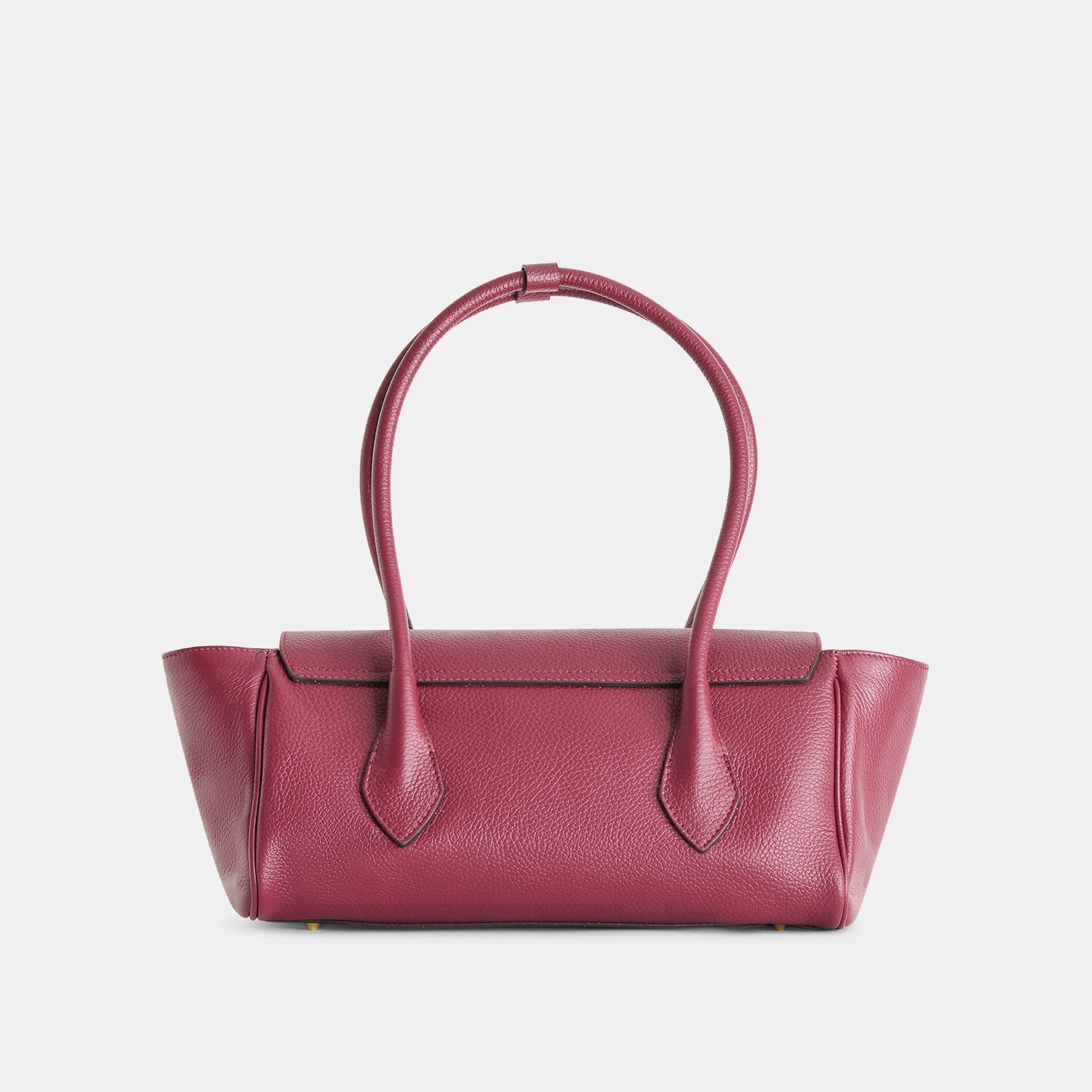 IRENE SHOULDER BAG BORDEAUX LEATHER - Dolce Vita