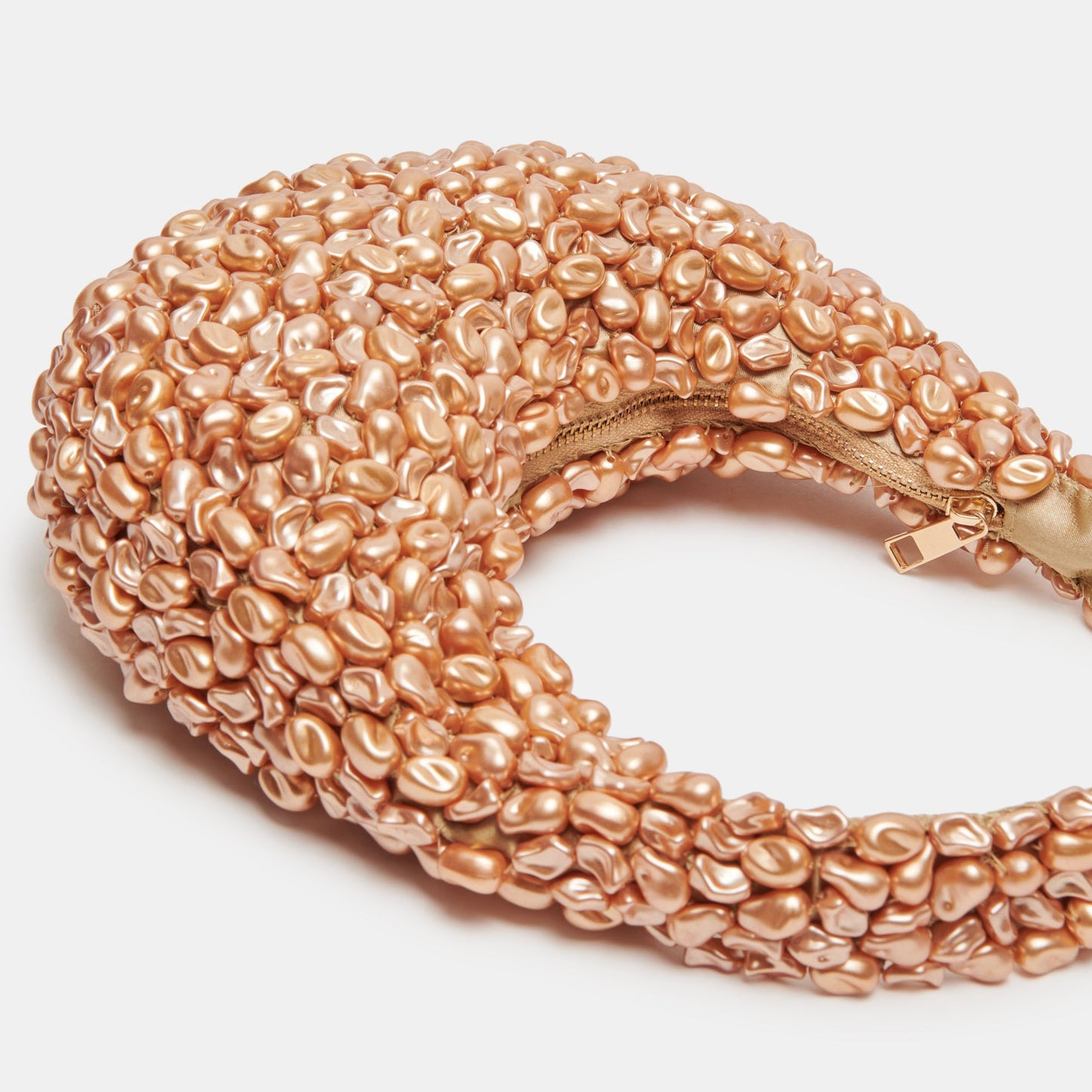PEARLA SHOULDER BAG GOLD FAUX PEARL - Dolce Vita