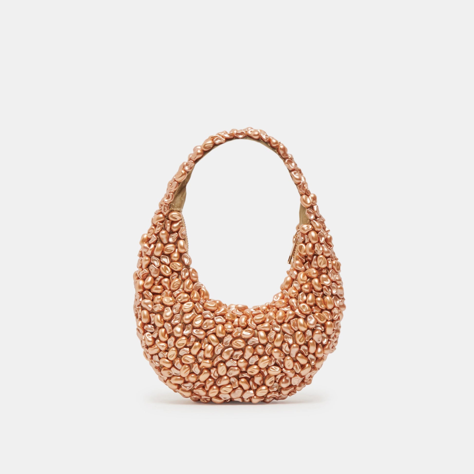 PEARLA SHOULDER BAG GOLD FAUX PEARL - Dolce Vita