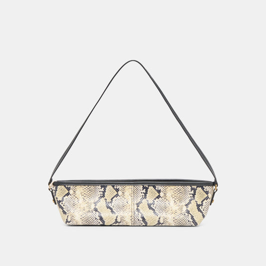 Savaii Black White Snake Stella Shoulder Bag - Dolce Vita