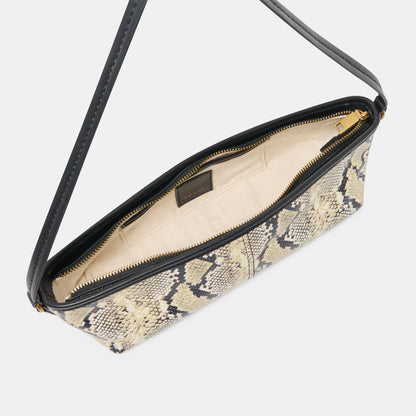 Savaii Black White Snake Stella Shoulder Bag - Dolce Vita