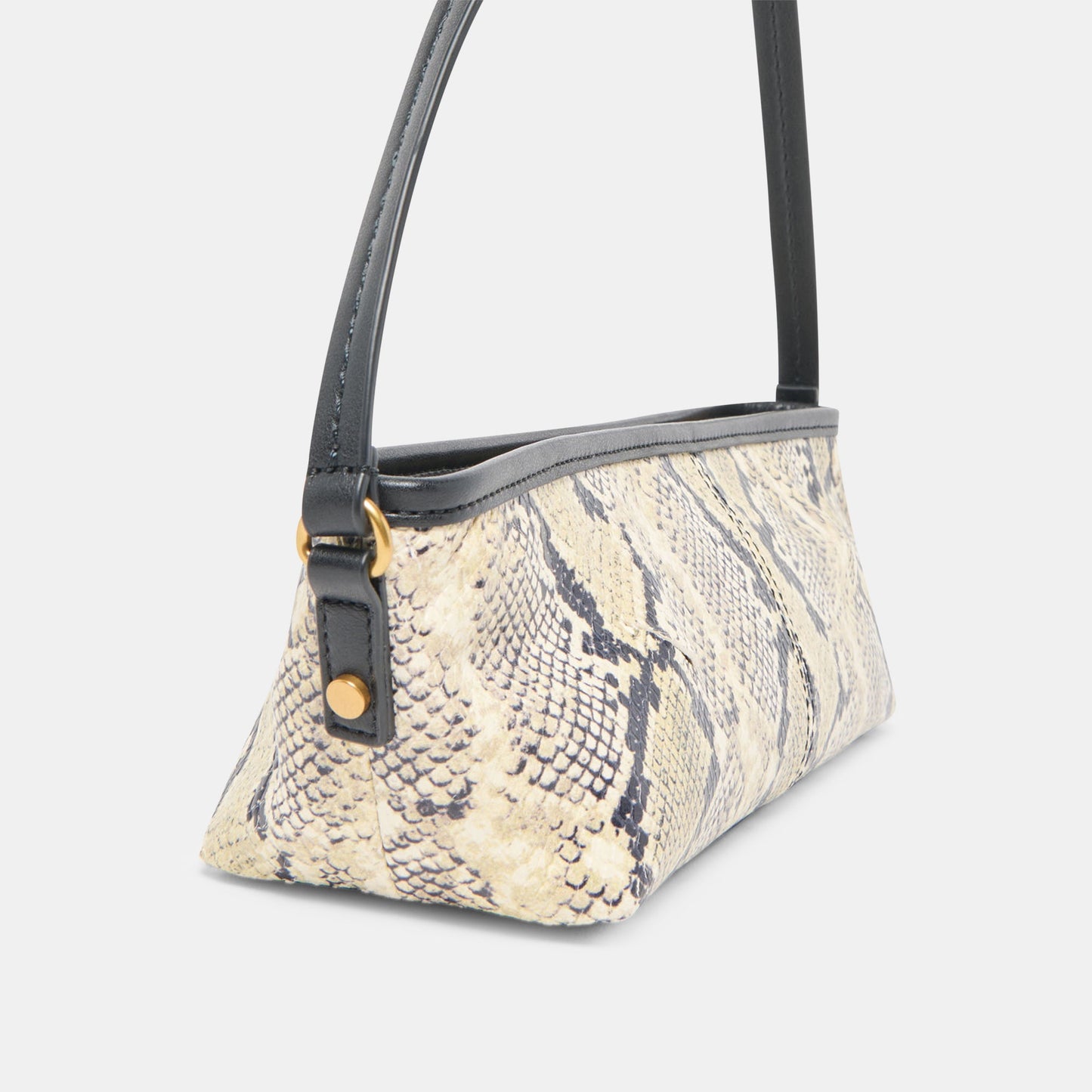Savaii Black White Snake Stella Shoulder Bag - Dolce Vita